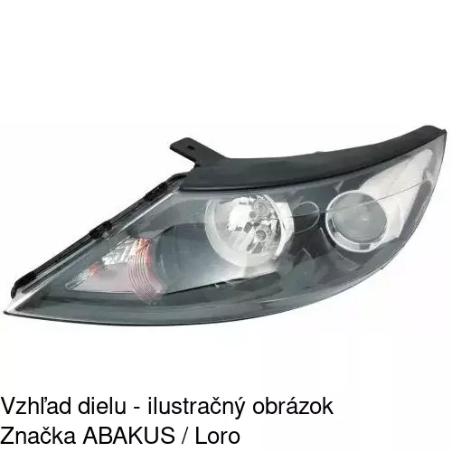 Hlavný reflektor POLCAR 4104091E - obr. 2