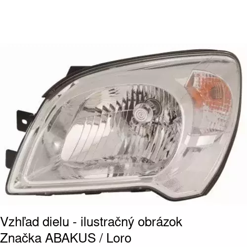 Hlavný reflektor POLCAR 4104091E - obr. 4