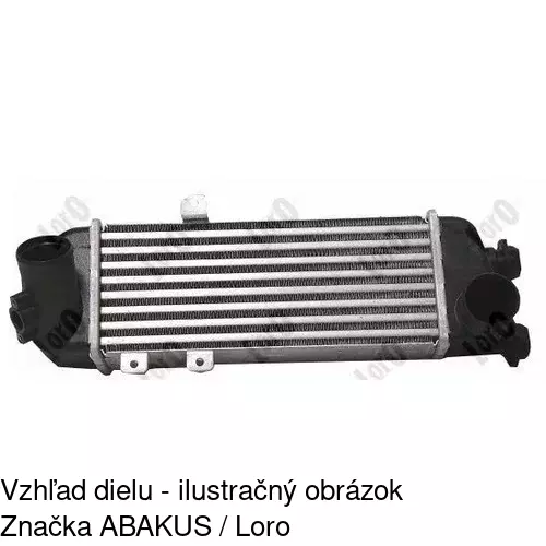 Chladiče vzduchu (Intercoolery) POLCAR 4114J8-1 - obr. 2