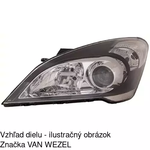 Hlavný reflektor POLCAR 4118090E - obr. 4