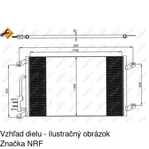 Chladiče klimatizácie POLCAR 4211K8C1S - obr. 1