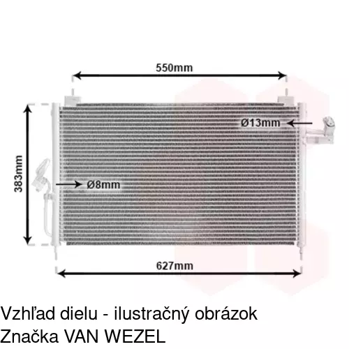 Chladiče klimatizácie POLCAR 4555K8C2 - obr. 2