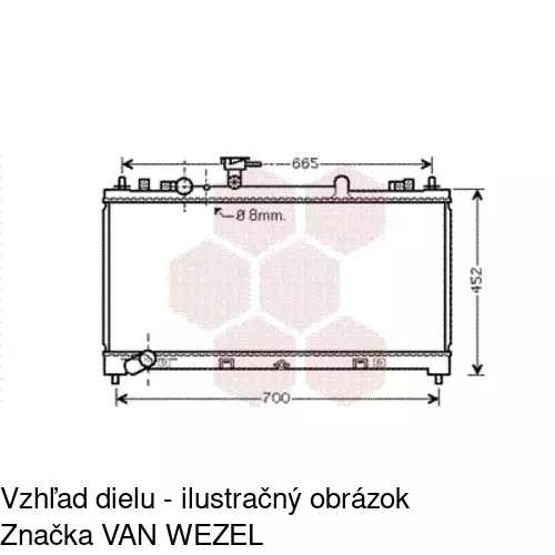 Chladiče vody POLCAR 456008-1 - obr. 4