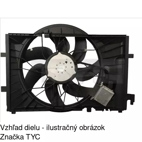 Ventilátory chladičov POLCAR 500323W1