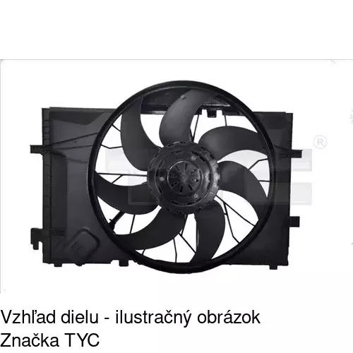 Ventilátory chladičov POLCAR 500323W2