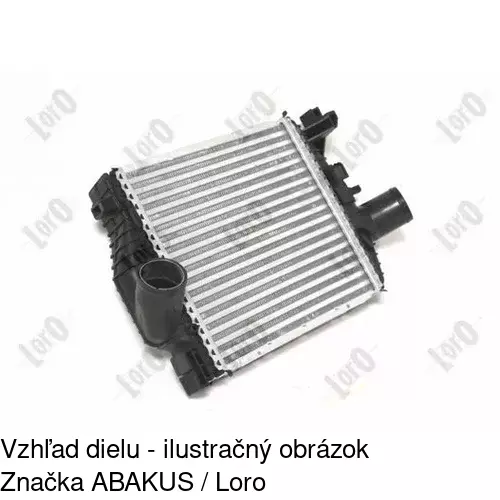 Chladiče vzduchu (Intercoolery) POLCAR 5012J8-2 - obr. 2