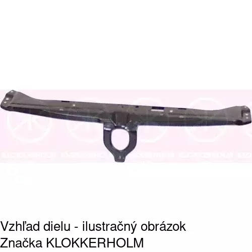 Horný nosník predného čela POLCAR 501504-1