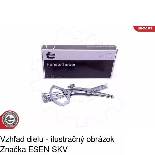 Elektrický mechanizmus okna dverí POLCAR 5015PSE1 - obr. 3