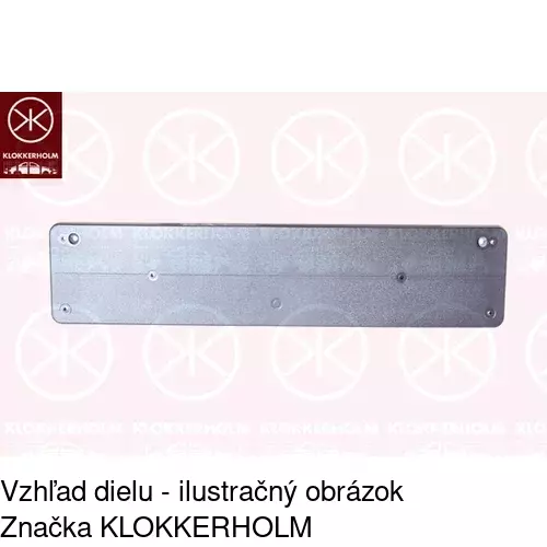 Držiak evidenčnej tabuľky POLCAR 50160710