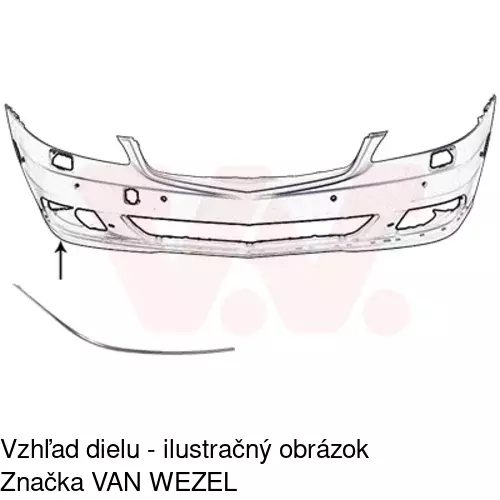 Lišta nárazníka POLCAR 503207-6