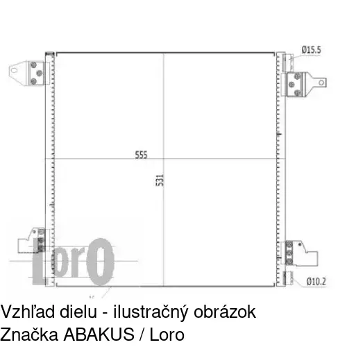 Chladiče klimatizácie POLCAR 5044K8C3 - obr. 2