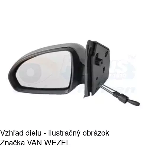 Vonkajšie zrkadlo POLCAR 5098512E - obr. 5