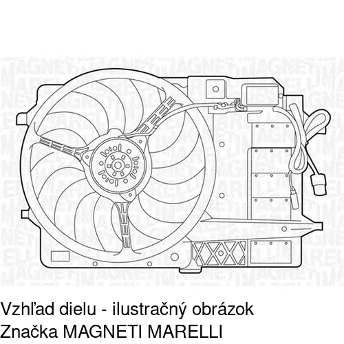 Ventilátory chladičov POLCAR 510123W1 - obr. 1