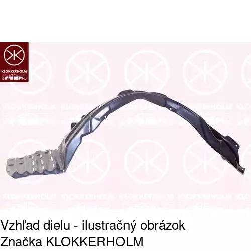 Podblatník (plast) POLCAR 5234FP1T