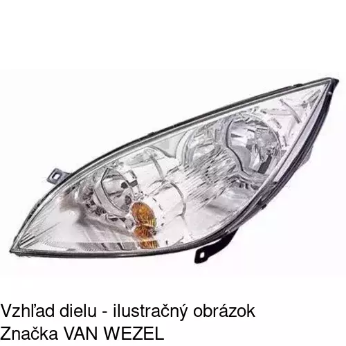 Hlavný reflektor POLCAR 5241091U - obr. 2