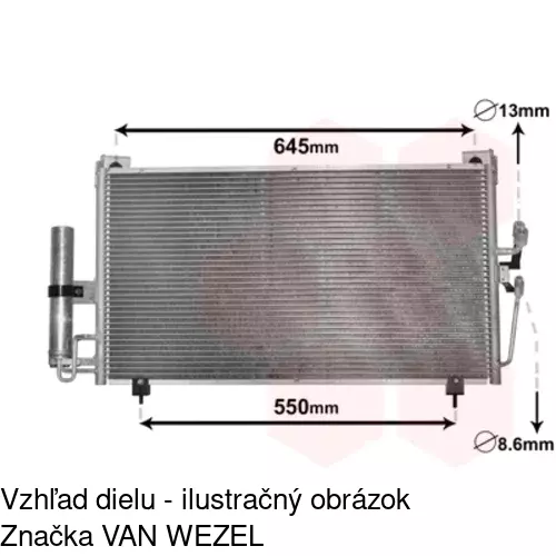 Chladiče klimatizácie POLCAR 5265K8C1 - obr. 2