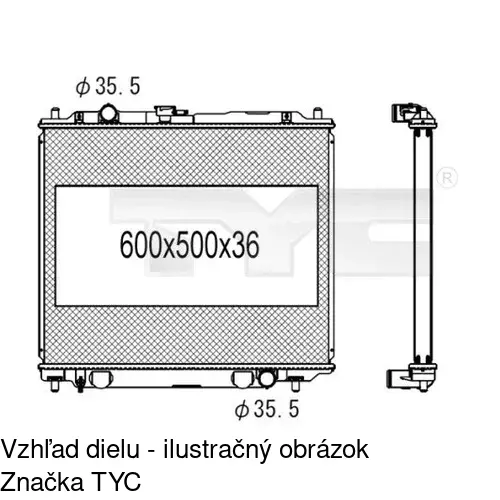 Chladiče vody POLCAR 527208-3