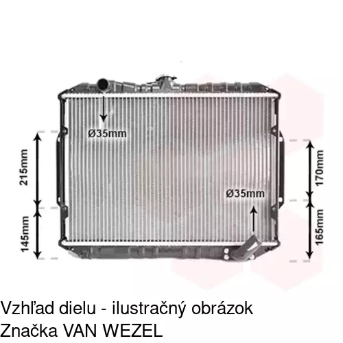 Chladiče vody POLCAR 527808-1 - obr. 2