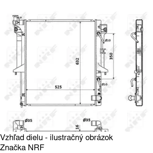 Chladiče vody POLCAR 527908-4 - obr. 2