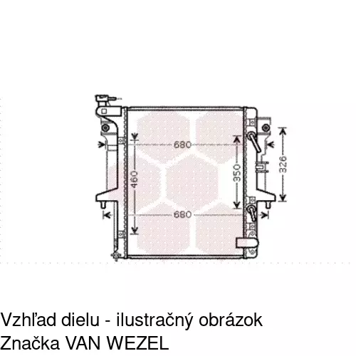 Chladiče vody POLCAR 527908-5 - obr. 1