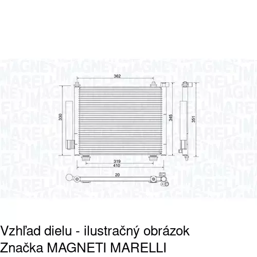 Chladiče klimatizácie POLCAR 5503K8C2