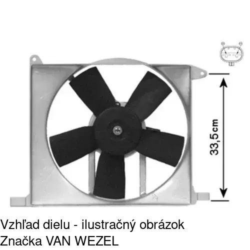 Ventilátor bez krytu / podpery POLCAR 550723U2 - obr. 5