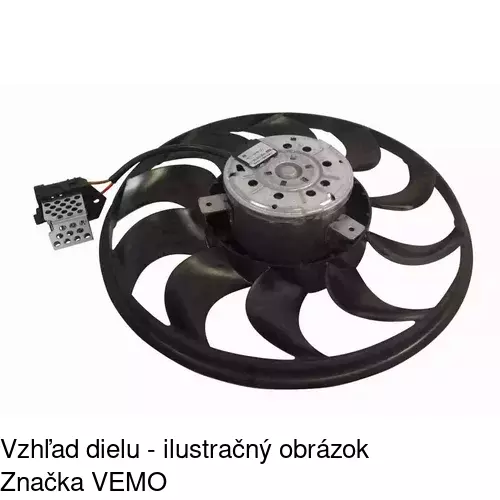 Ventilátor bez krytu / podpery POLCAR 550923U9 - obr. 4