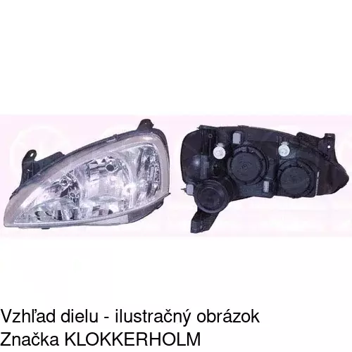 Hlavný reflektor 5557107E /POLCAR/ - obr. 1