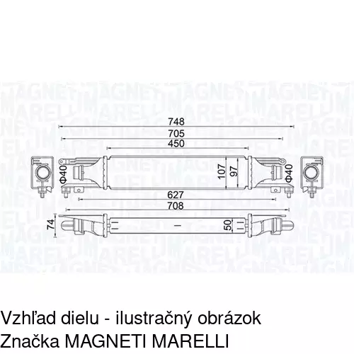 Chladiče vzduchu (Intercoolery) POLCAR 5558J8-2 - obr. 3