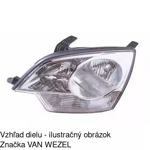 Hlavný reflektor POLCAR 556509-E - obr. 1