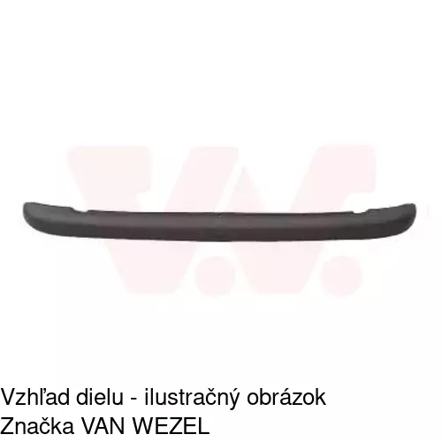 Lišta nárazníka POLCAR 572396-5 - obr. 1