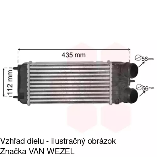 Chladiče vzduchu (Intercoolery) POLCAR 5724J8-2 - obr. 2