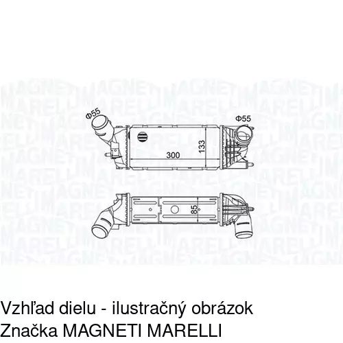 Chladiče vzduchu (Intercoolery) POLCAR 5748J8-1