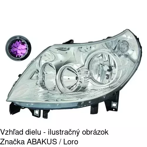 Hlavný reflektor POLCAR 5770092U - obr. 5