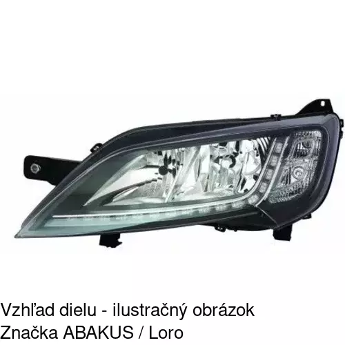 Hlavný reflektor POLCAR 57N1101U - obr. 5