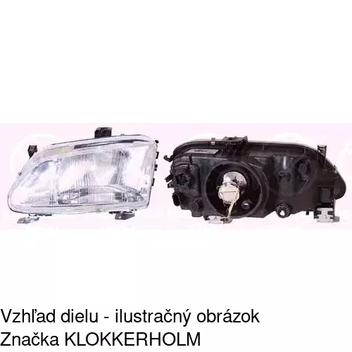 Hlavný reflektor POLCAR 600709-E - obr. 1