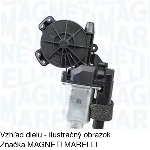 Elektrický mechanizmus okna dverí POLCAR 6012PSE10 - obr. 3