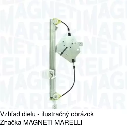 Elektrický mechanizmus okna dverí POLCAR 6012PSE7 - obr. 2