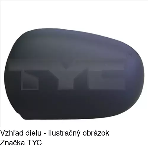 Vonkajšie zrkadlo POLCAR 6015511E