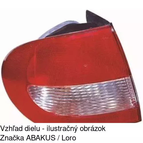 Zadné svetlo POLCAR 601687 - obr. 1