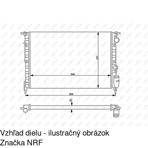 Chladiče vody POLCAR 602108-2