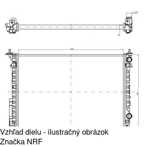 Chladiče vody 603208-3 /POLCAR/ - obr. 1