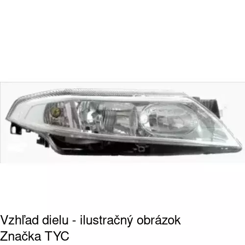 Hlavný reflektor POLCAR 603709-E