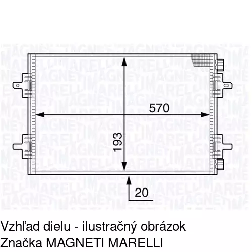 Chladiče klimatizácie POLCAR 6051K8C2