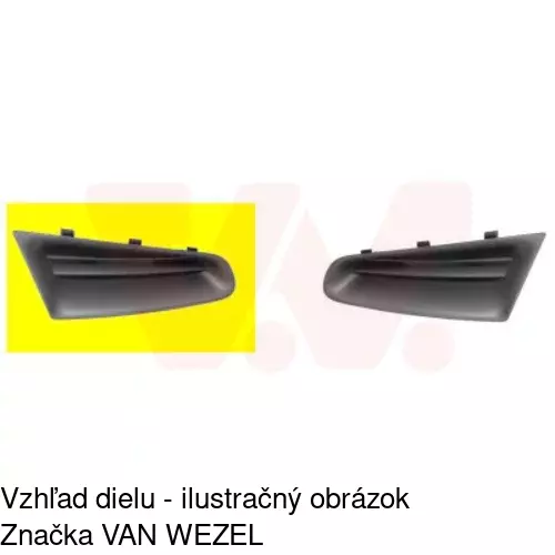 Kryt v nárazníku POLCAR 605527-6 - obr. 4