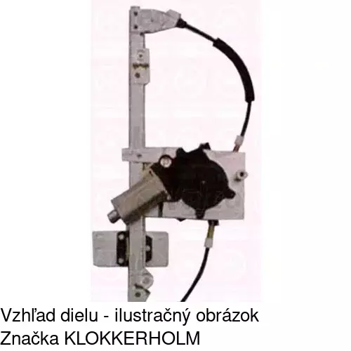 Elektrický mechanizmus okna dverí POLCAR 6055PSE4