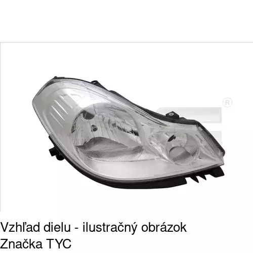 Hlavný reflektor POLCAR 605910-E