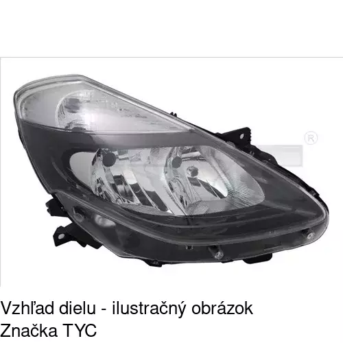 Hlavný reflektor POLCAR 6064094E - obr. 1