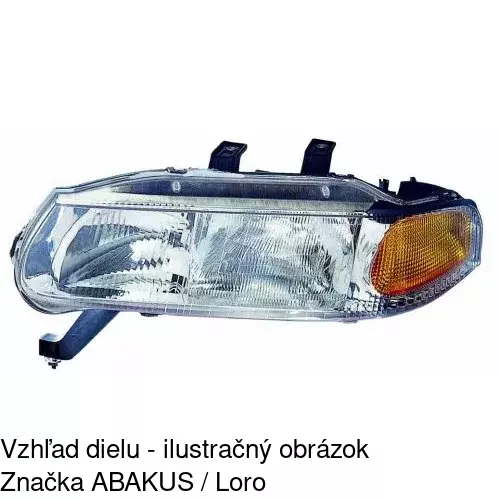 Hlavný reflektor POLCAR 634010-C - obr. 2