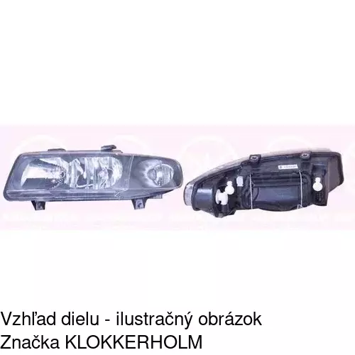 Hlavný reflektor POLCAR 6722091E - obr. 1